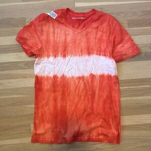 Sunstone Orange Tie Die Shirt L